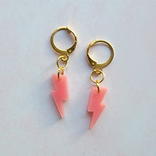 Load image into Gallery viewer, Lightning bolt huggies/earrings