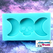 Load image into Gallery viewer, Skull Triple Moon Mold-2 sizes