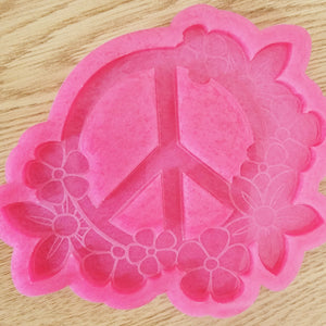 Floral Peace Sign Mold