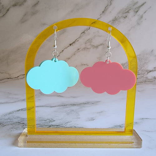 Mismatched Cloud Earrings (3+ colors)