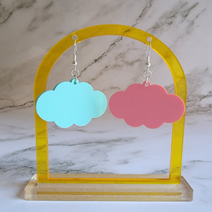 Mismatched Cloud Earrings (3+ colors)