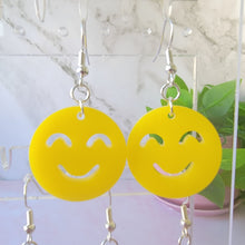 Load image into Gallery viewer, Smiling Eyes Earrings (2 sizes/4+ colors)