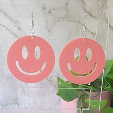 Load image into Gallery viewer, Smiley Face Earrings (5+ colors)