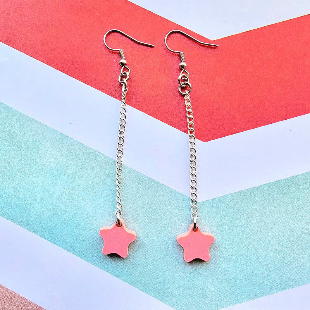 Mini Star Dangle Earrings