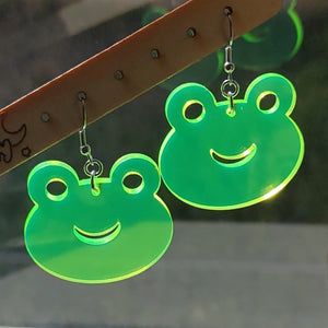 Fluorescent Frog Heads