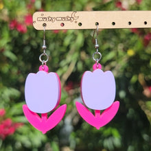 Load image into Gallery viewer, Tulip Earrings (4+ colors)