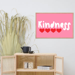 Kindness Framed poster